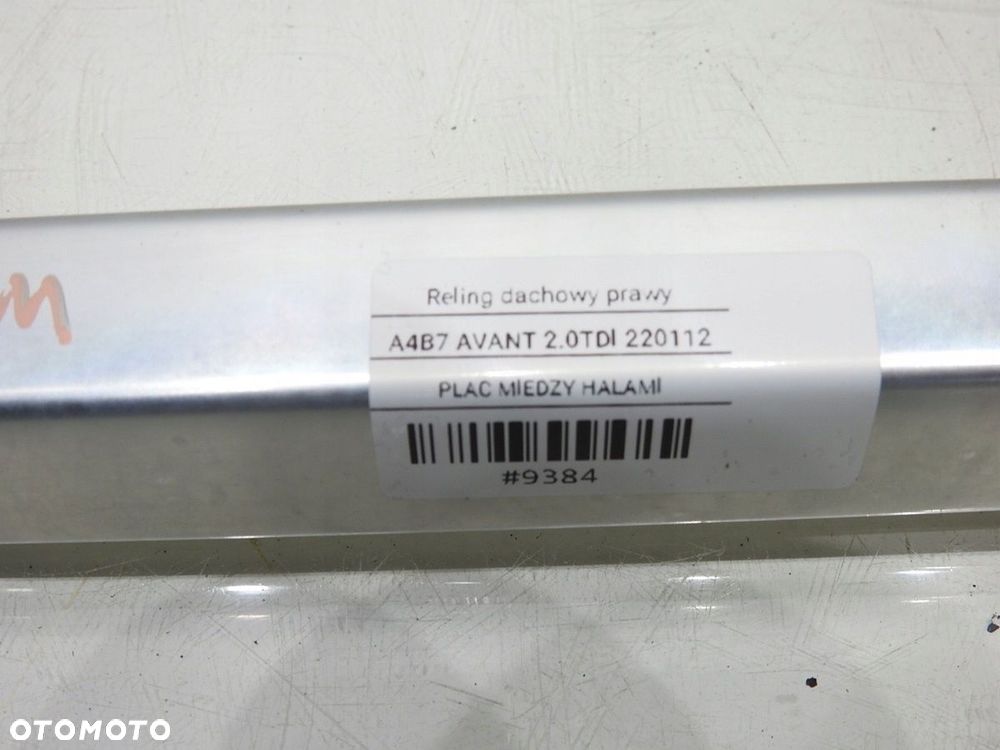 RELING DACHOWY PRAWY AUDI A4 B7 AVANT - 8