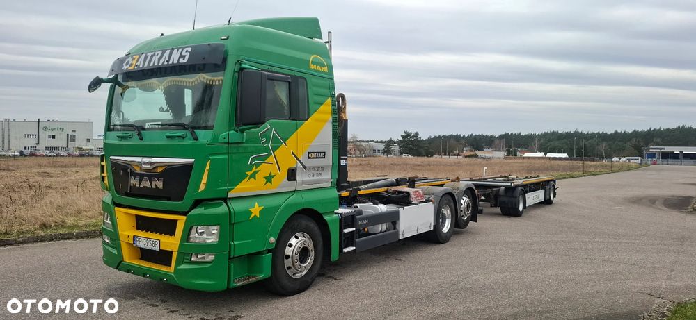 MAN MAN TGX 26.480 Hakowiec 2015r + przyczepa Wielton PS2 2017r - 1