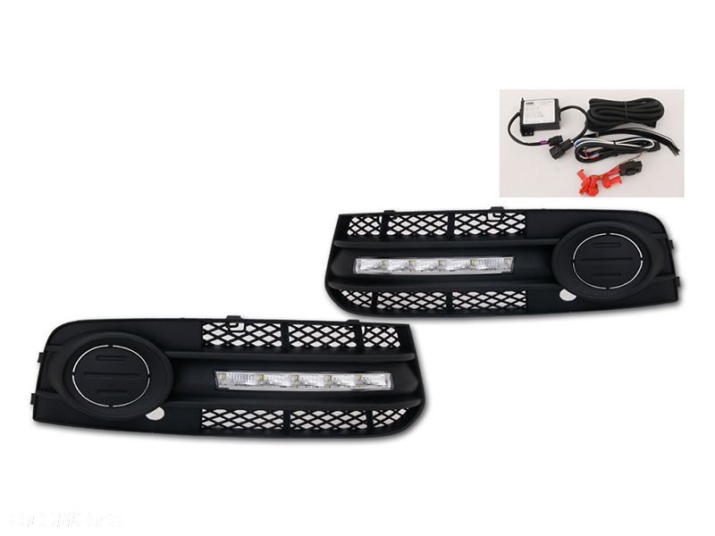 drl led swiatła dzienne audi a4 b8 8k0 2007-2011 - 1