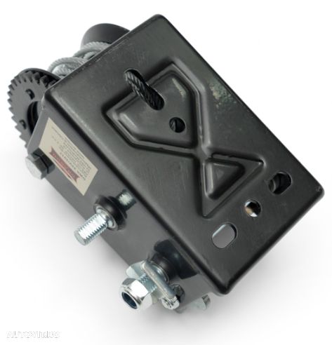 Troliu manual cablu otel sau chinga Dragon Winch de 2500 lbs (trage 1133kg) - 6