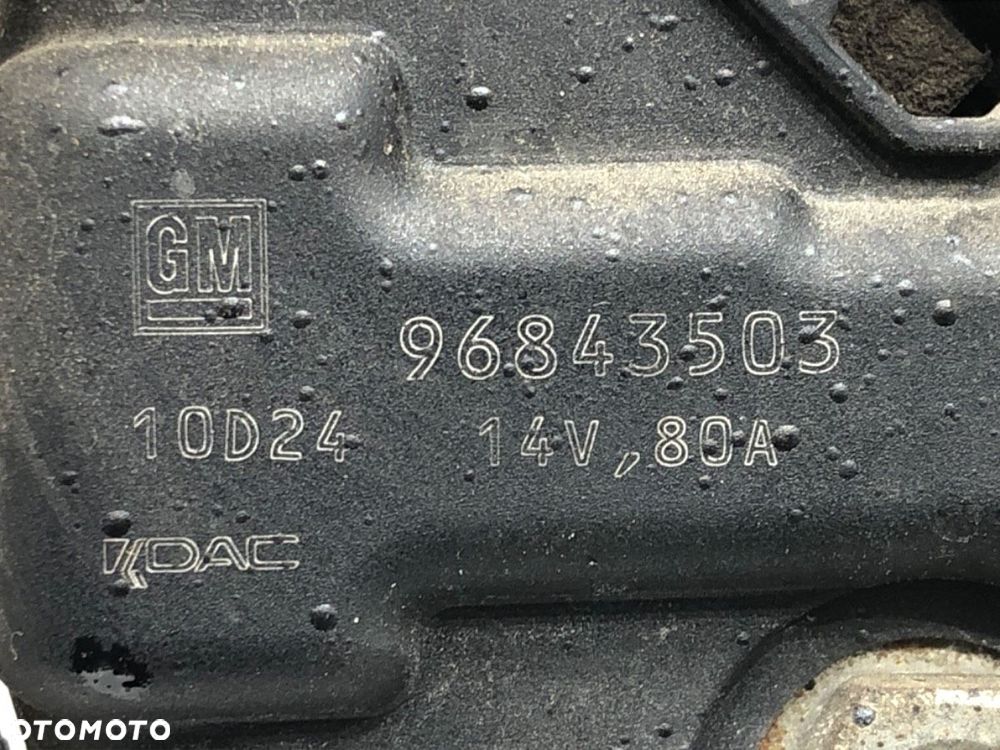 ALTERNATOR - 72.00 PLN - CHEVROLET SPARK (M300) 2009 - 2022 1.0 50 kW [68 KM] benzyna 2010 - 2022 - 5