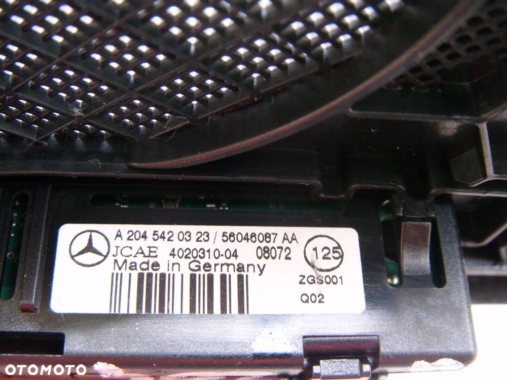 mercedes c klasa w204 08r wyświetlacz PDC w2045420323 - 2