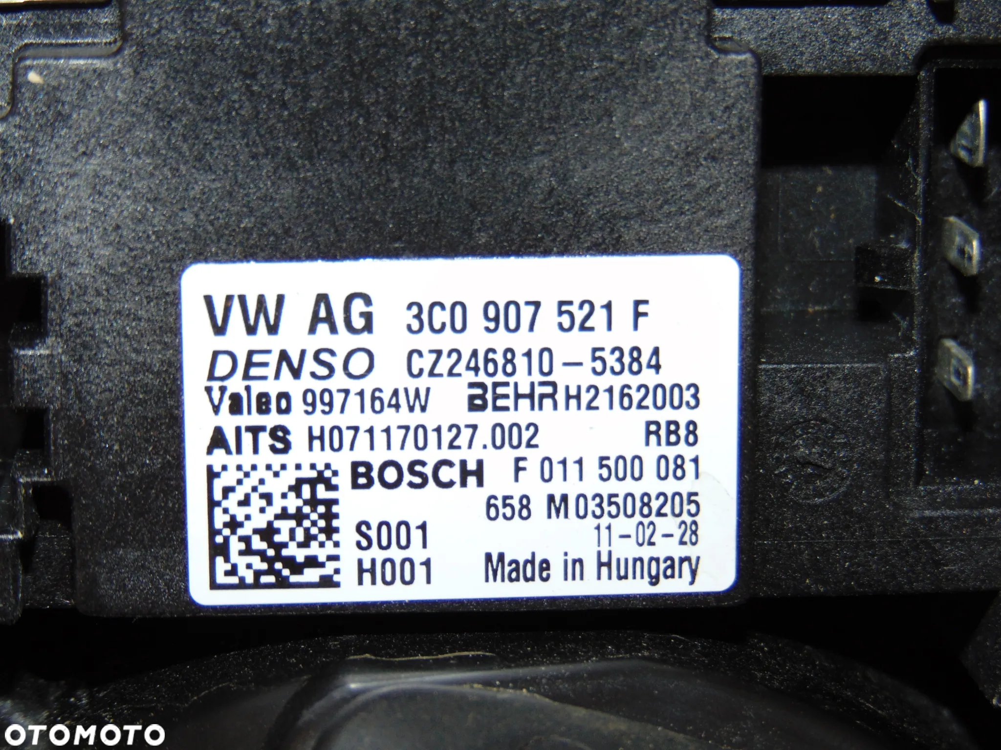 ORYGINAŁ dmuchawa wentylator nawiewu nagrzewnicy + moduł rezystor 1K1820015J 3C0907521F Audi A3 8P VW Volkswagen Passat B6 B7 Golf 5 V Touran I Caddy 3 III Jetta EUROPA - 14