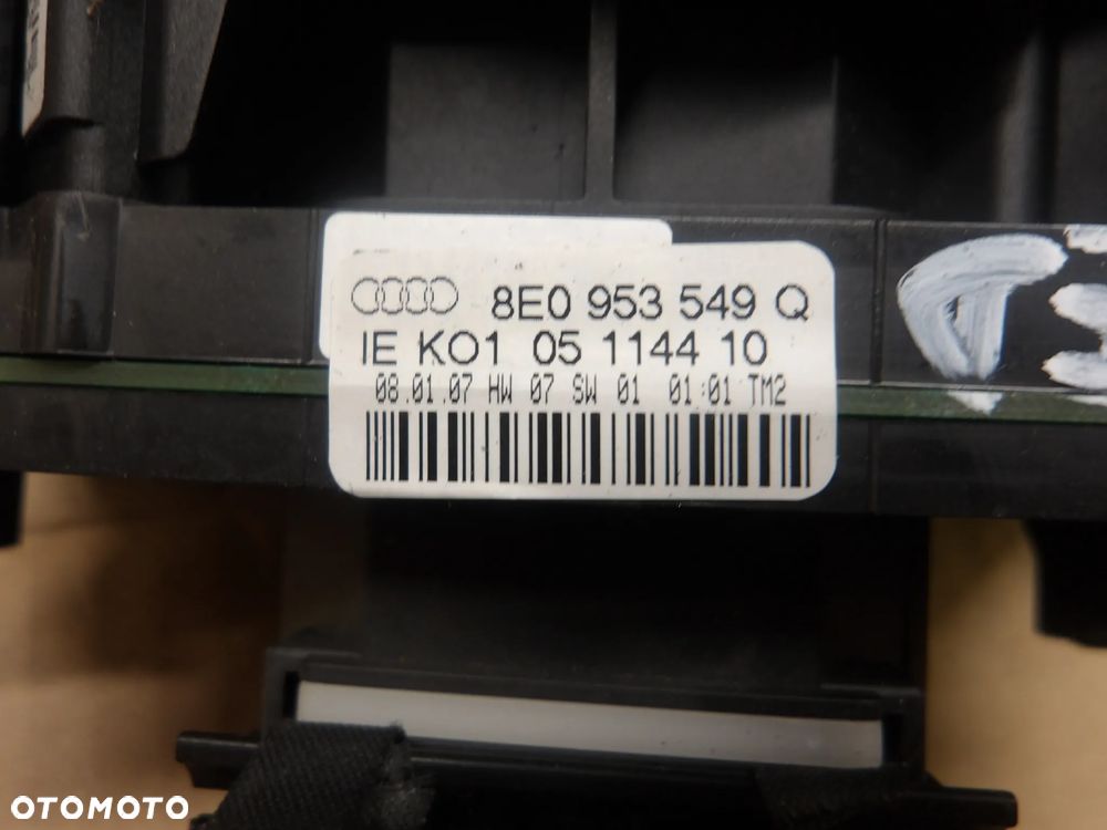 AUDI A4 B7 SEDAN 04-08 2.0TDI PRZEŁĄCZNIK ZESPOLONY MANETKA 8E0953549 - 7