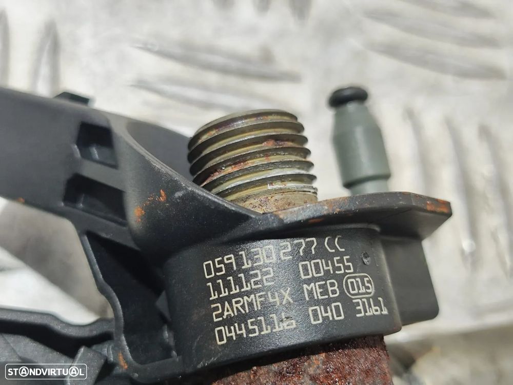 Conjunto 6 Injectores BOSCH Audi A6 3.0TDI motor CDU - 2