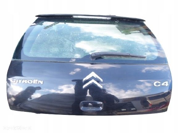 CITROEN C4 I 04R- KLAPA BAGAŻNIKA SZYBA TYŁ TYLNA GOŁA 5D EXL - 2