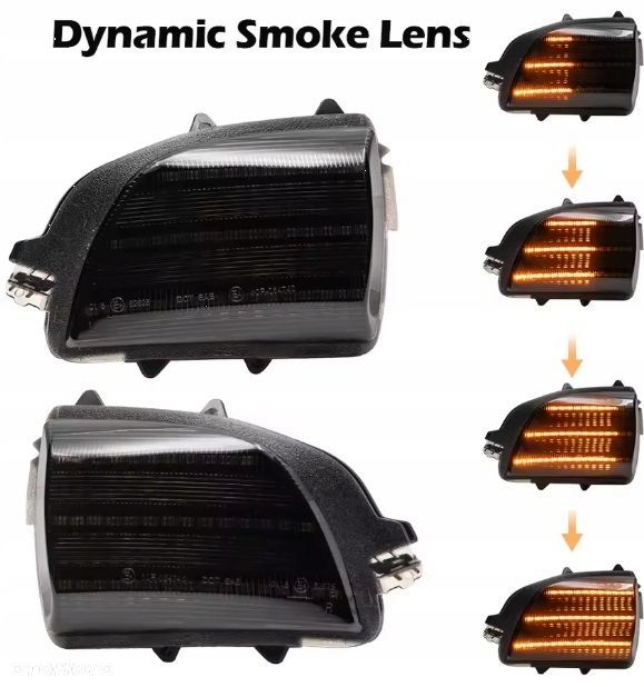 Kierunkowskaz Migacz Lusterko kpl Led Tuning Volvo XC70 2 07-16 XC90 1 Lift - 1