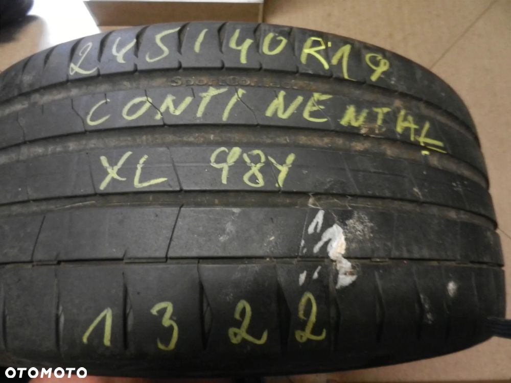 Opona pojedyńcza 245/40r19 continental sport contact 7 6,3mm lato