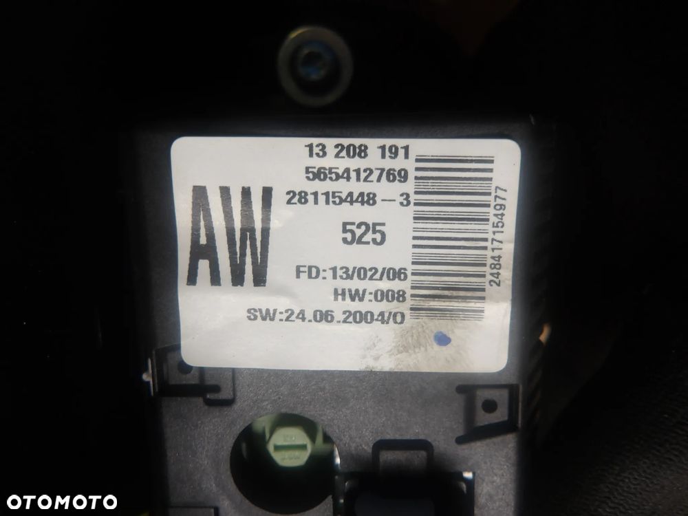 OPEL MERIVA A I LIFT 05-10 1.7CDTI WYŚWIETLACZ ZEGARKA 13208191 - 5