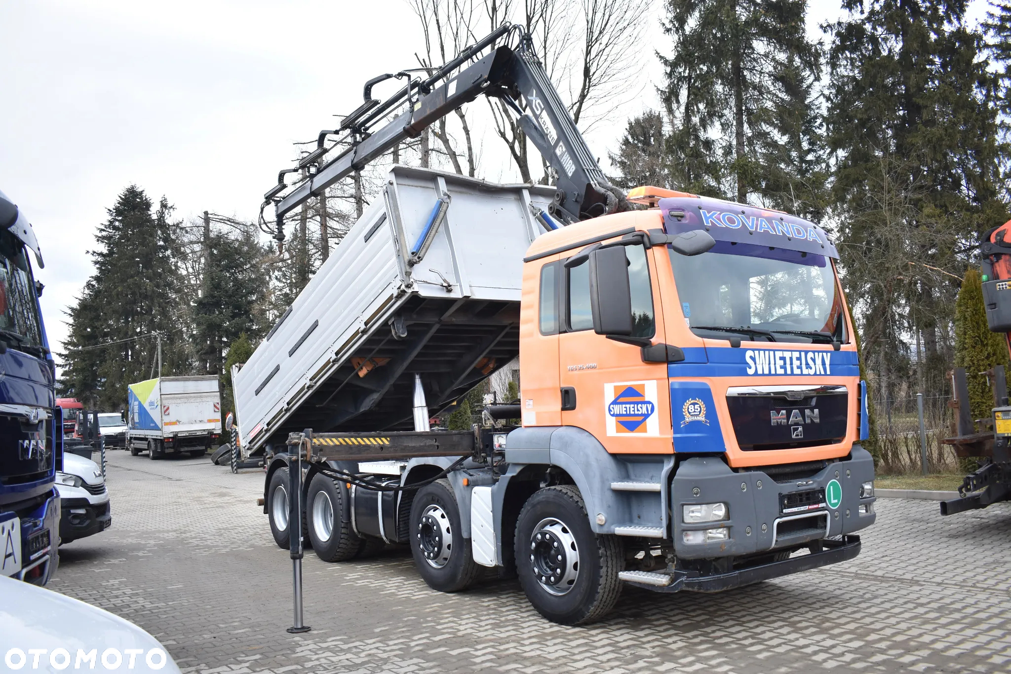 MAN TGS 35.400 Euro5 Wywrotka 8x4 + HDS HIAB XS 144 / Manual/ Resor / Kran/ Crane / Manipulator/ Sprowadzony z Austrii - 2
