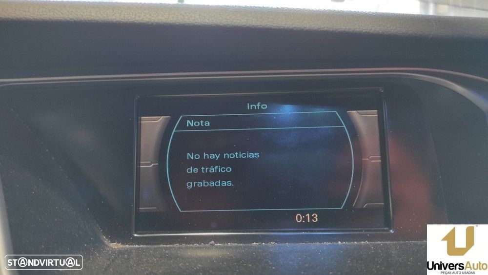 TELA/ECRÃ MULTIFUNÇÕES AUDI A4 BER. (B8) BáSICO - 6