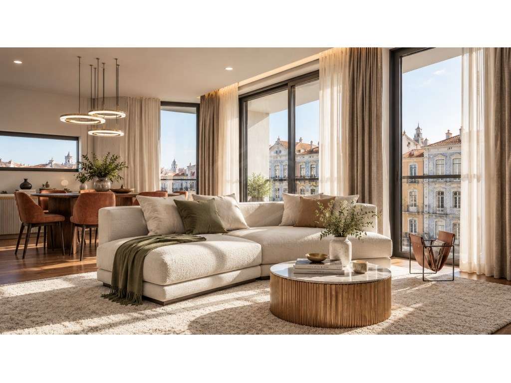 Apartamento T3 de luxo - 3 suítes e terraço de 52 m² no centro de A... - Grande imagem: 5/12