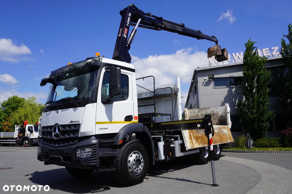 Mercedes-Benz Arocs 2636 6×4 / 100 tys. km! / HIAB X-Hiduo 188 / rotator / Wywrotka 3-stronna - 11