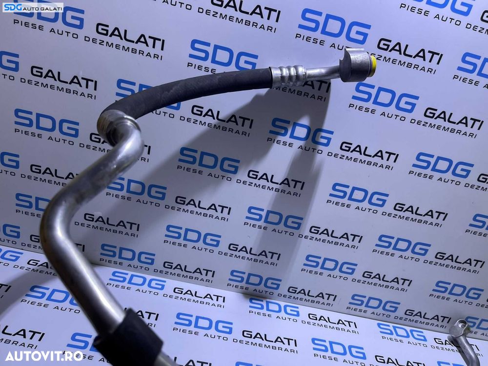 Furtun Conducta Compresor Radiator AC Aer Conditionat Clima Volkswagen Jetta 1.9 TDI BRU BKC 2006 - 2011 Cod 1K0820743AM [D0675] - 2