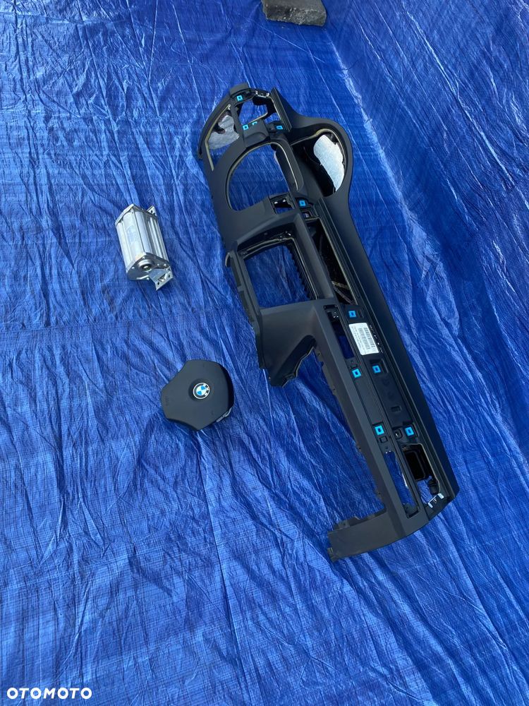 BMW E90 E91 E92 E93 PRZEDLIFT DESKA ROZDZIELCZA KONSOLA KOKPIT PODUSZKI AIRBAG ORYGINAŁ KOMPLET EUROPA - 6