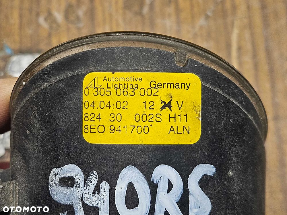 Halogen Halogeny Lampy Lampa Przeciwmgielna Przeciwmgłowa Lewy Prawy Audi A4 B6 Oryginał - 23