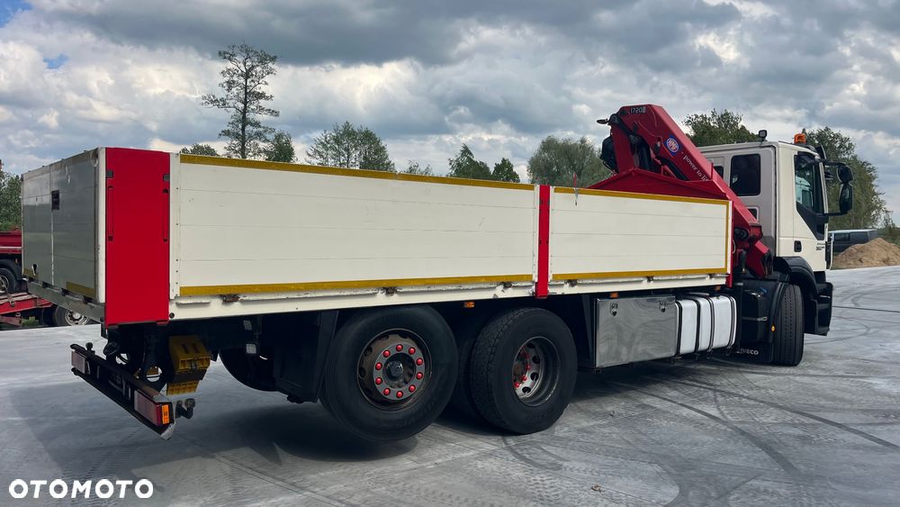 Iveco Stralis EEV 6x2 HMF 1720 K4 Ster Radiowe 2013 Rok Top Stan Os Skrętna Podwieszana Zabudowa Burtowa Platforma (Palfinger Hiab Fassi) - 14