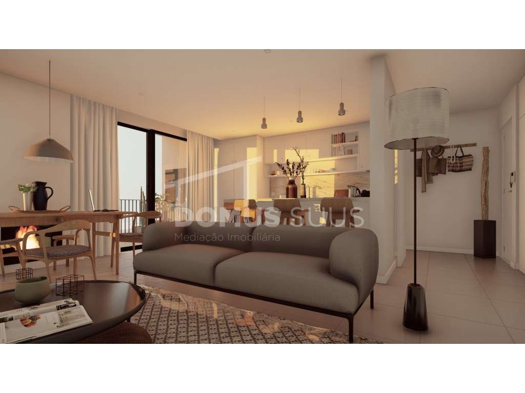 Apartamento T2 novo inserido em condomínio fechado com piscina - Grande imagem: 2/10