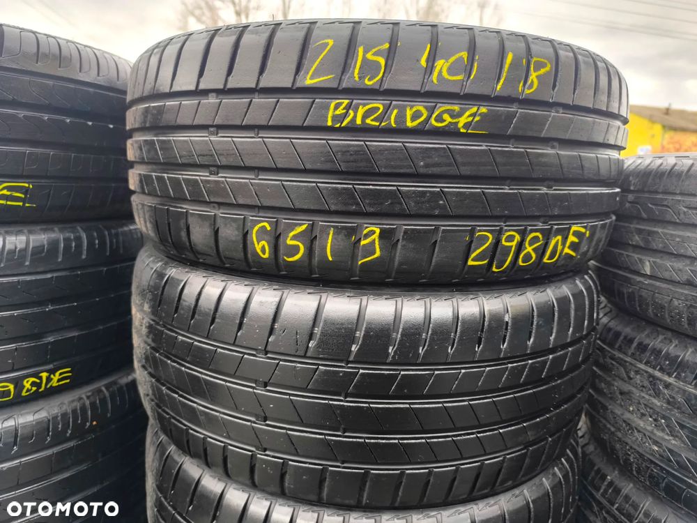 215/40R18 89Y Opony Letnie Lato BRIDGESTONE TURANZA T005 AO 6,5mm Legnica ALU-RAD jak 225/40 - 2
