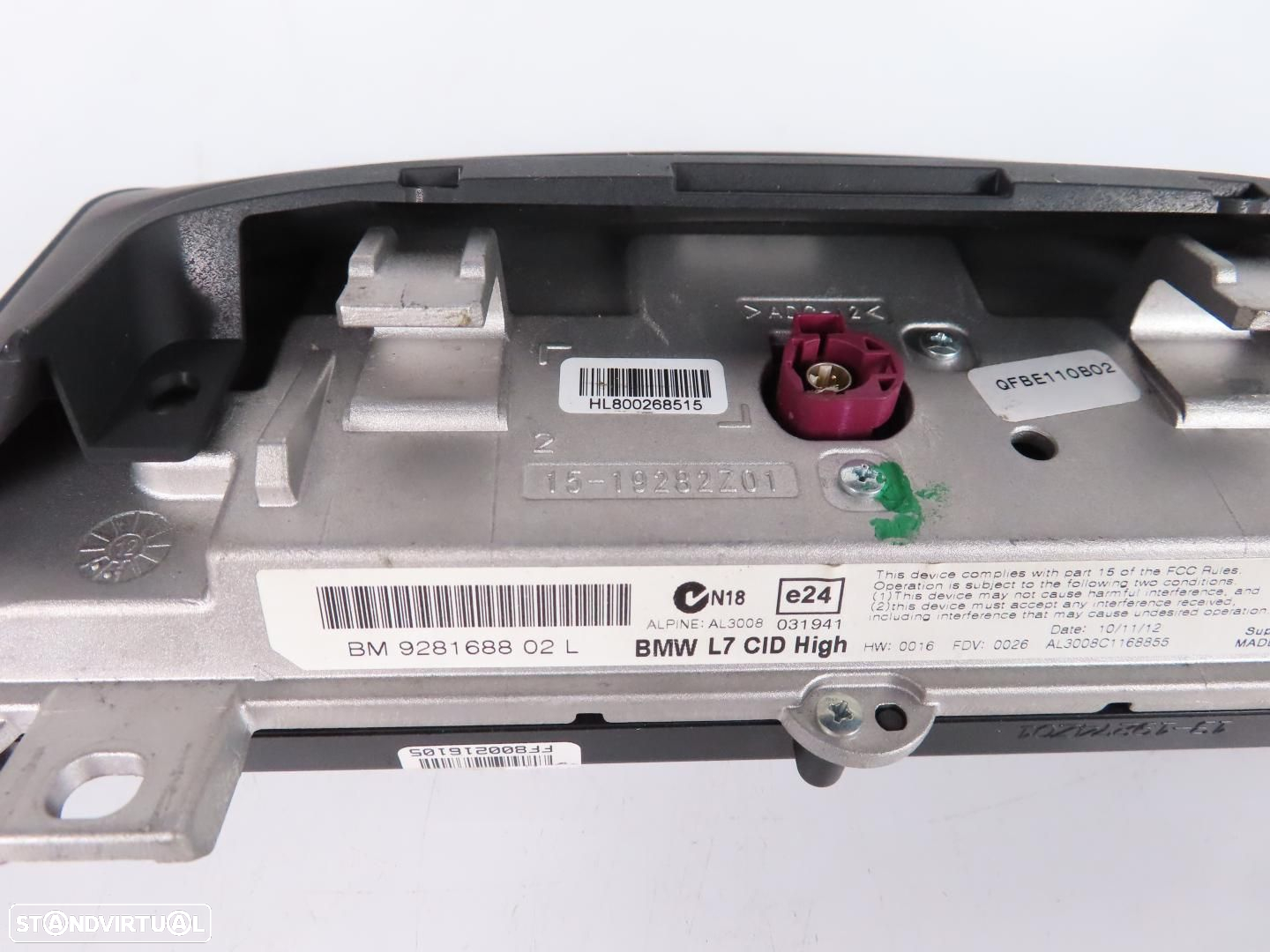 Monitor / Display Central 8.8 Profissional Usado / Original BMW 3 (F30, F80)/BMW... - 6