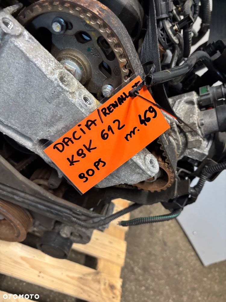Silnik kompletny k9k612 Dacia Renault Dacia Dokker Sondero 1.5 DCi 90KM EURO5  kod K9K612 - 4