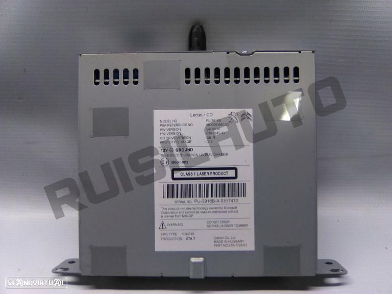 Leitor Cd 98055_93680-03 Peugeot 308 Ii [2013_2021] 1.6 Hdi - 1