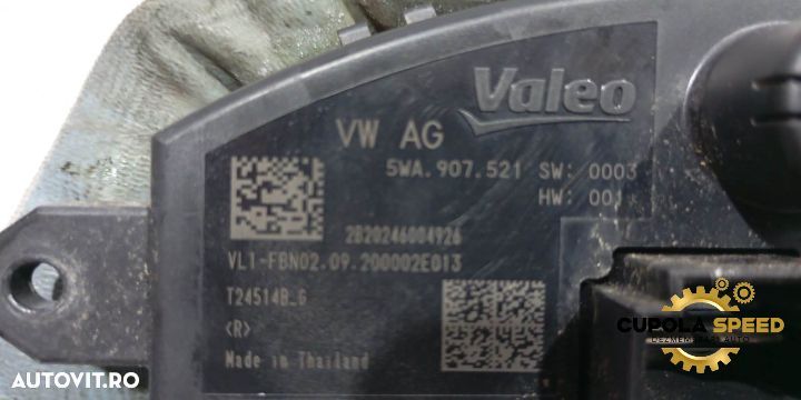 Rezistenta aeroterma 5WA907521 Volkswagen VW Passat B8 [facelift] [20 - 2
