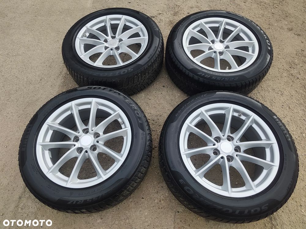 5x112 Alufelgi Felgi Aluminiowe Oryginalne 17 Koła Zimowe Zima AUDI A5 A7 A4 B8 B9 BMW 2 G42 3 G20 G21 4 G22 G23 4GT G26 5 G30 G31 6 G32 7 G11 G12 Mercedes 225/55 4,5mm