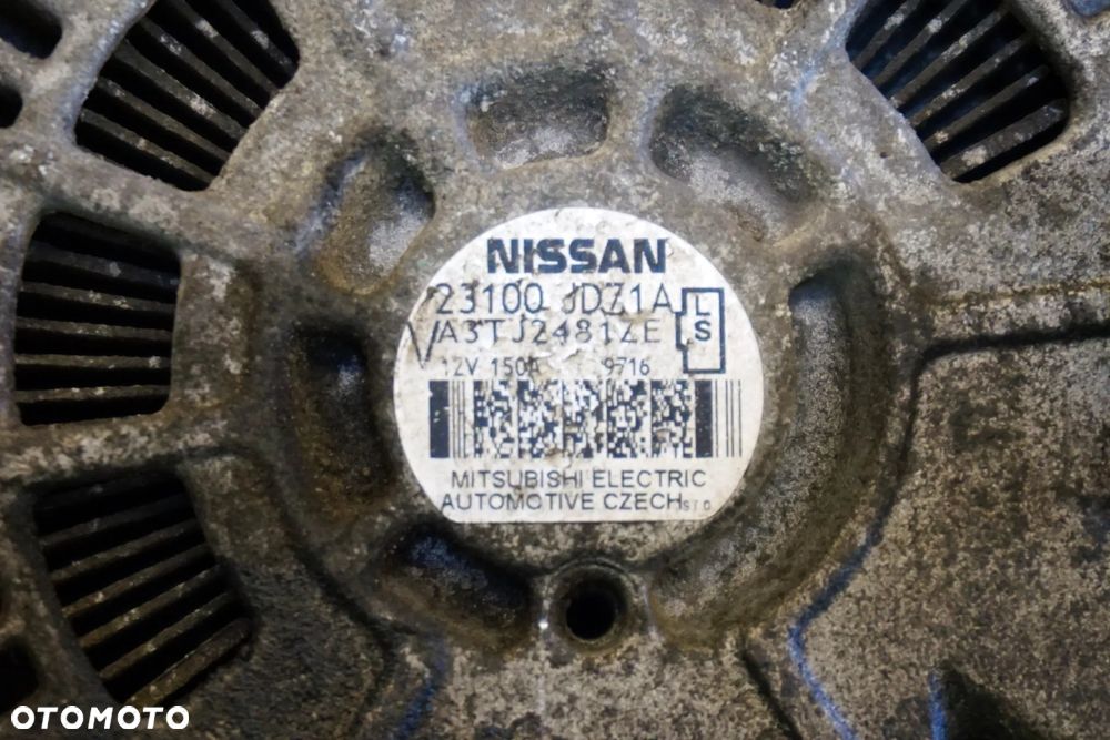 ALTERNATOR QASHQAI+2 I J10 2.0 DCI 23100JD71A NISSAN 2008-2013 - 6