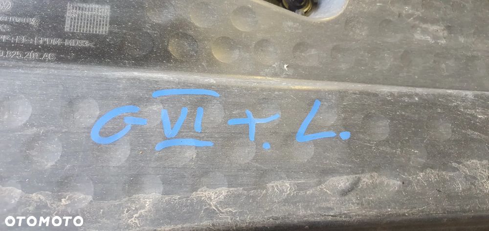 Osłona podwozia płyta lewa VW Golf VI 6 Plus 1K0825201AC - 6