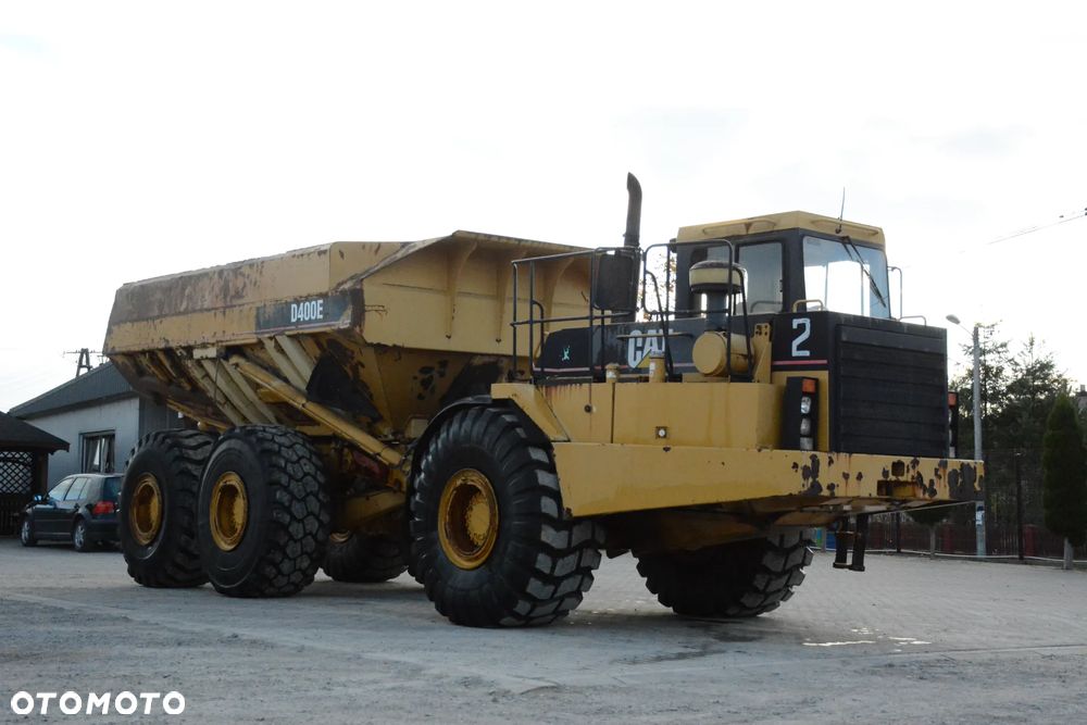 Caterpillar D400E / 1998r / 24190h / Opony 95% / Grzana paka - 6