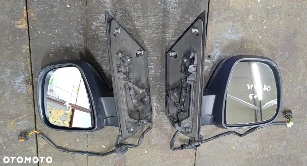 Lusterko Lakierowane Zewnętrzne Prawe 2+5 PIN Lewe 5 Opel Vivaro C Fiat Scudo Toyota Proace Citroen Jumpy Peugeot Expert 2020r - 2