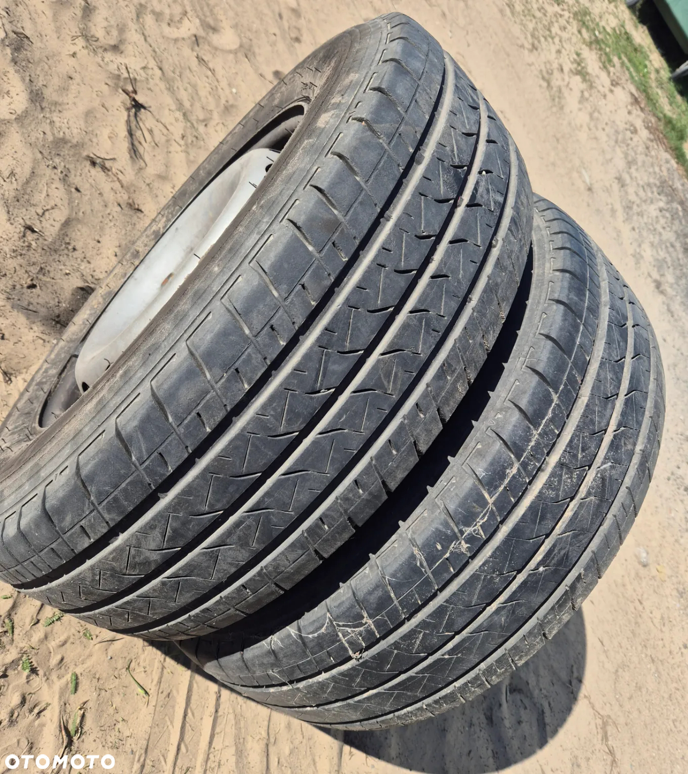 Koła Para 2szt Felga + Opona Bridgestone 2021r 225/65R16C LATO Renault Master Opel Movano 2010-2024 - 4