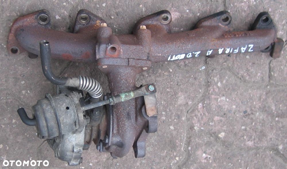 2.0D CDTI DTL turbo sprężarka ZAFIRA A kolektor turbina - 4