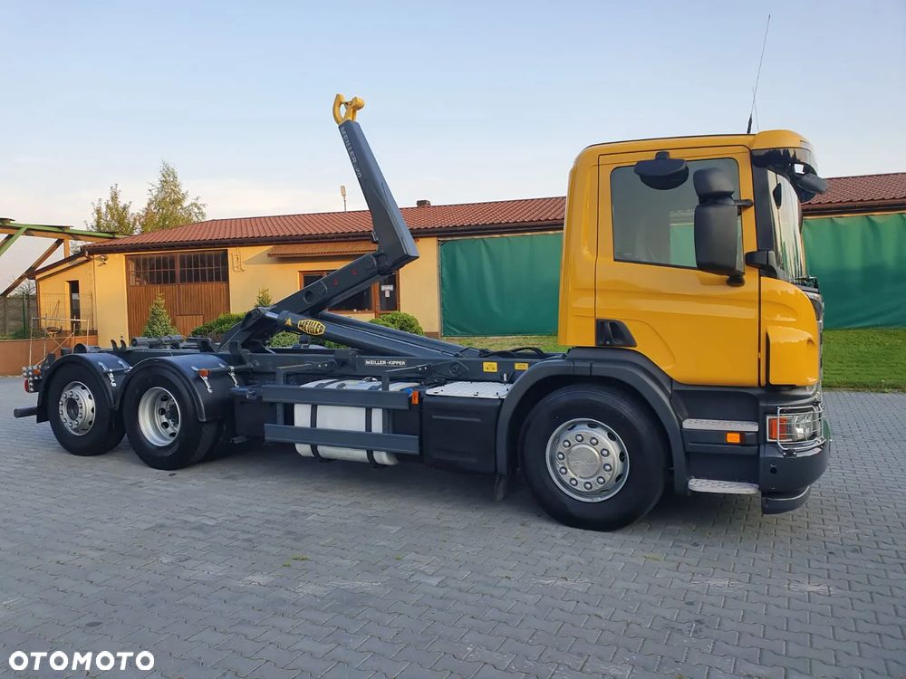 Scania P410 Hakowiec Meiller 6x2 Oś Skrętna Automat Krajowa! - 8