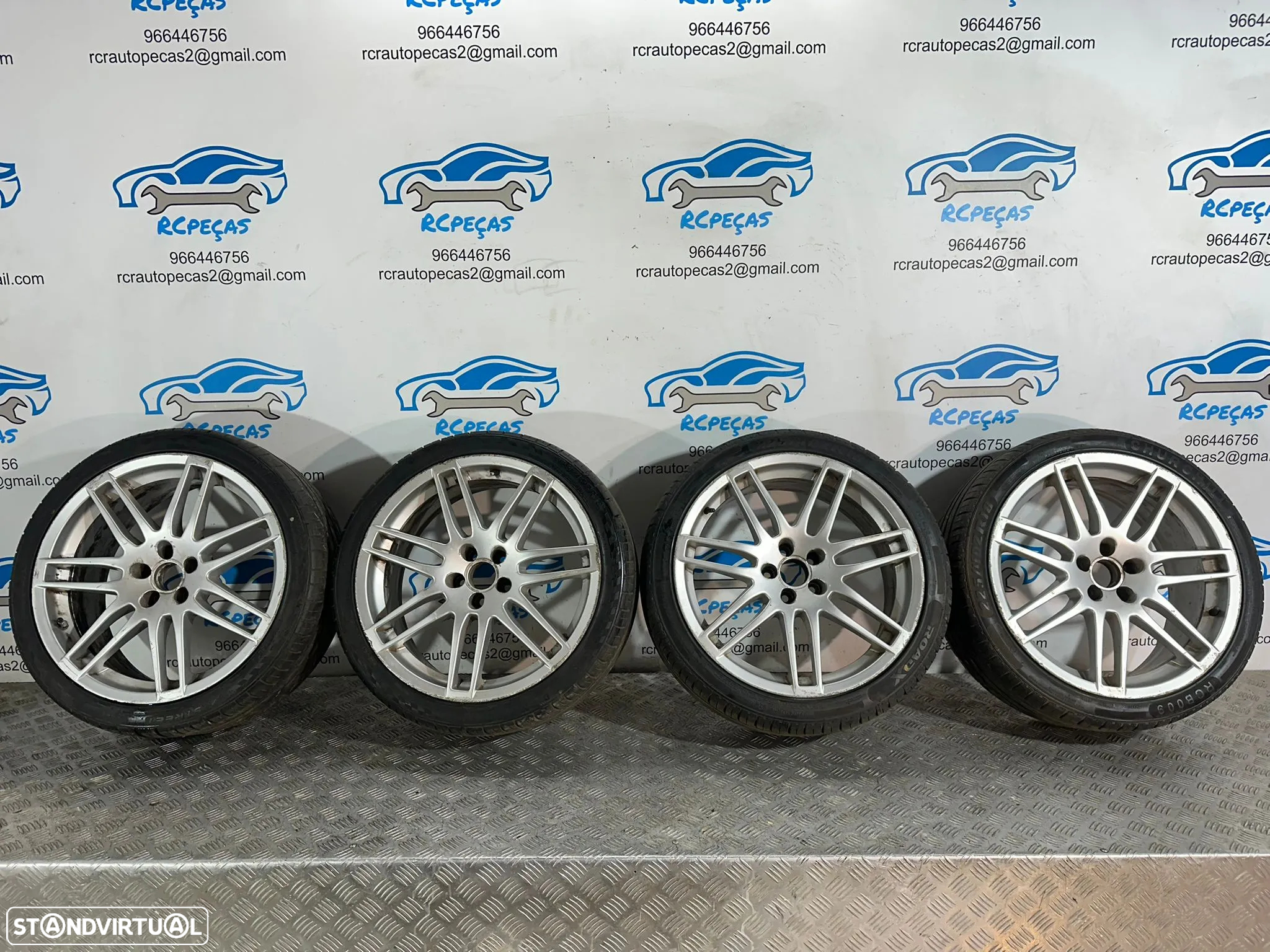 .Conjunto Jantes 18 Audi S-LINE 8J ET35 5x100 - 2
