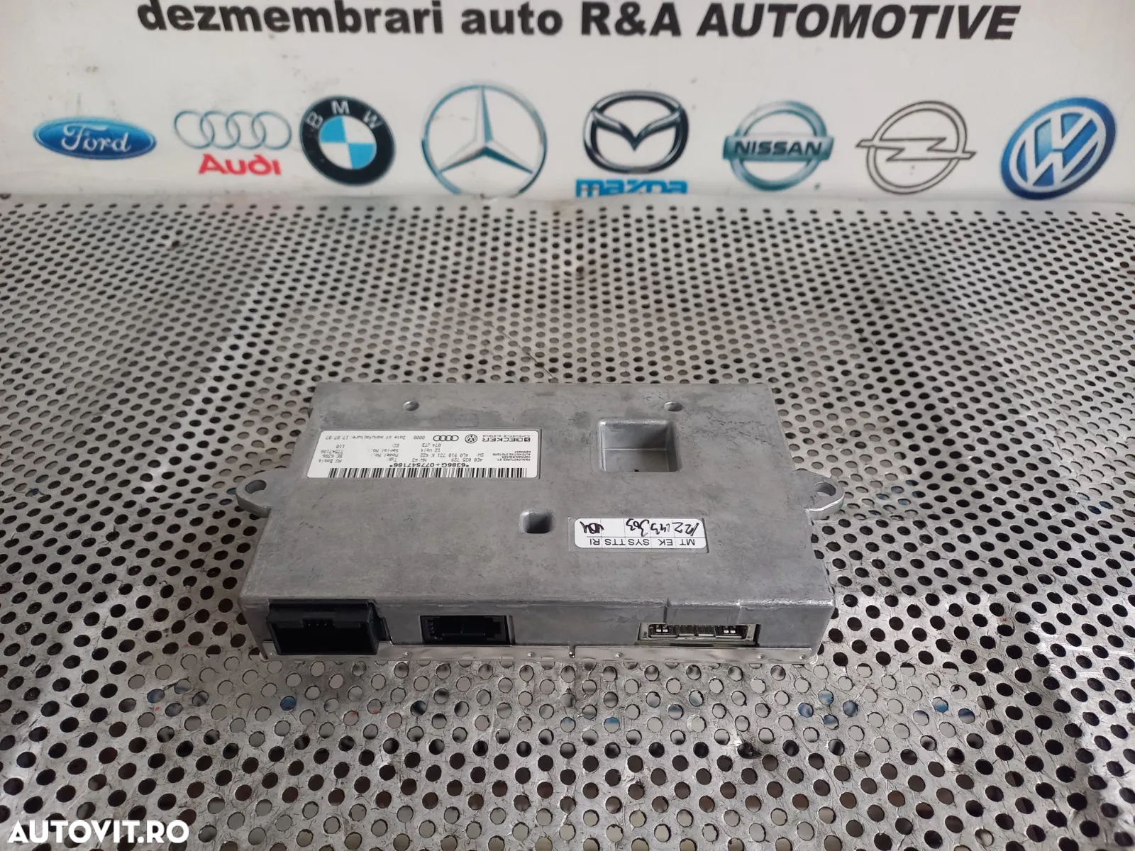Modul Interferenta MMi Audi Q7 4L A6 C6 A8 D3 Etc Cod 4E - Dezmembrari Arad - 4