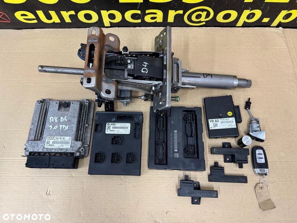 AUDI A8 D4 3.0 TDI ZESTAW DO ODPALENIA KOMPUTER 4H0907401 - 1