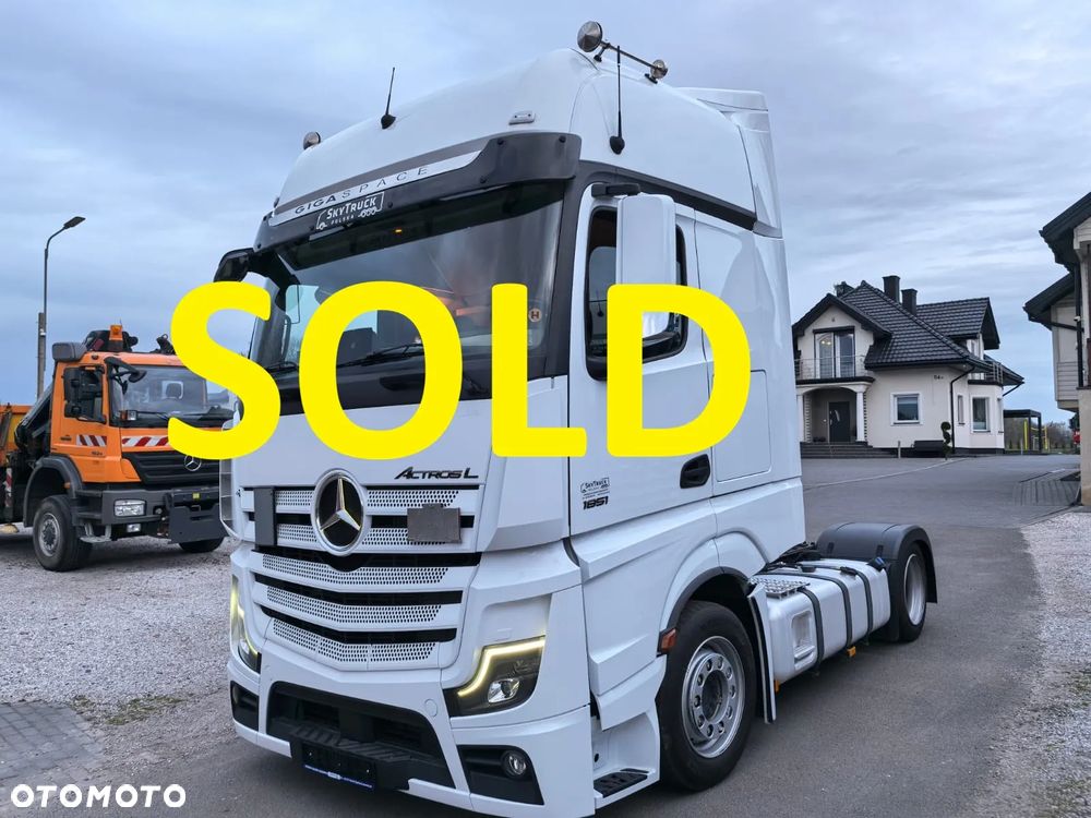 Mercedes-Benz Actros L 1851 LSnRL * Olejowy Retarder * GigaSpace * 2 zbiorniki * LED * - 1