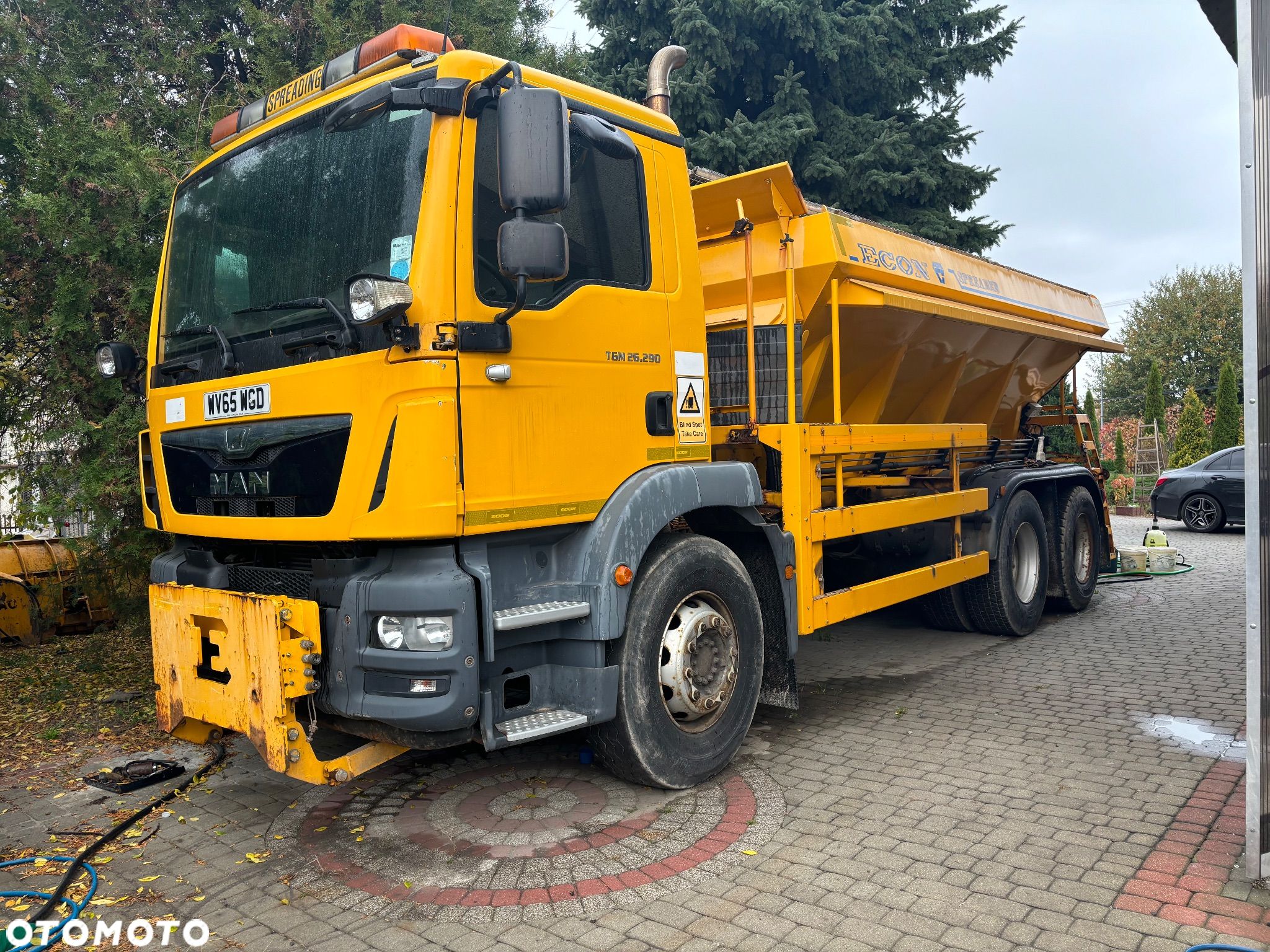 MAN TGM 26.290 piaskarka solarka schmidt 6x4 euro6 - 1
