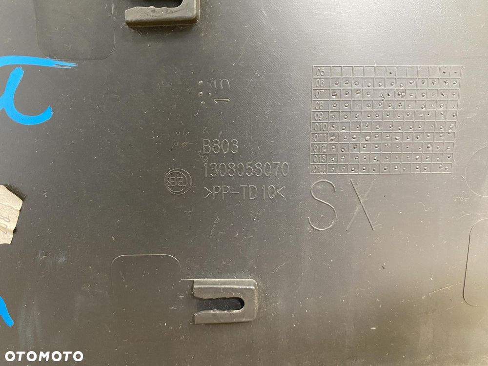 DUCATO BOXER JUMPER 06- LISTWA LEWA TYLNA DRZWI TYŁ LEWY SZARA ORYGINAŁ - 7