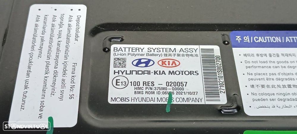 BATERIA DO SISTEMA HÍBRIDO HYUNDAI I20 III (BC3, BI3) 1.0 T-GDI (101CV) - 7