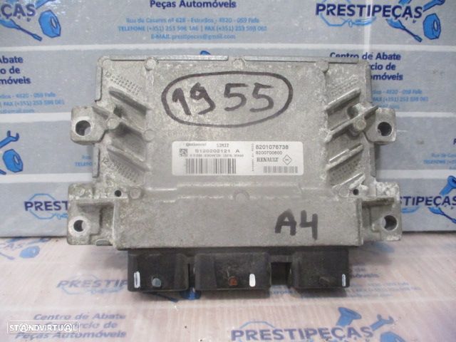 Centralina 8201076738  82007000600 S120202121A RENAULT TWINGO 2013 1.2I 75CV 3P PRETO CONTINENTAL - 1