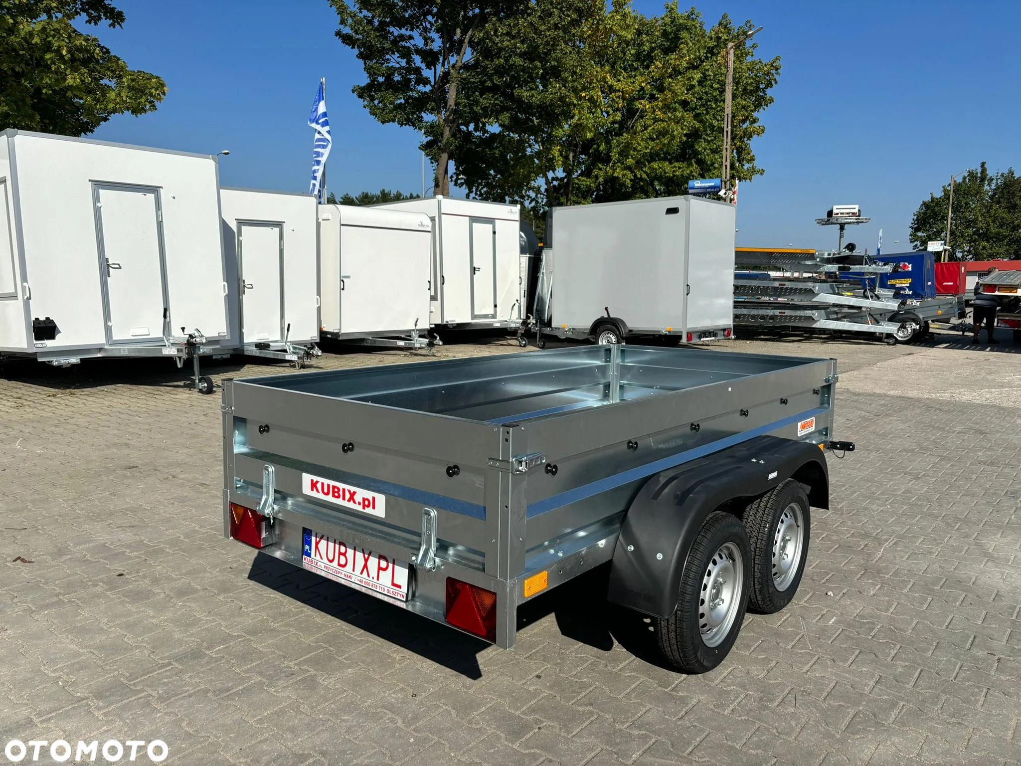 Neptun PRZYCZEPA 263x129x40, 2 OSIE, UCHYŁ - DOSTAWA POD DOM! - 5