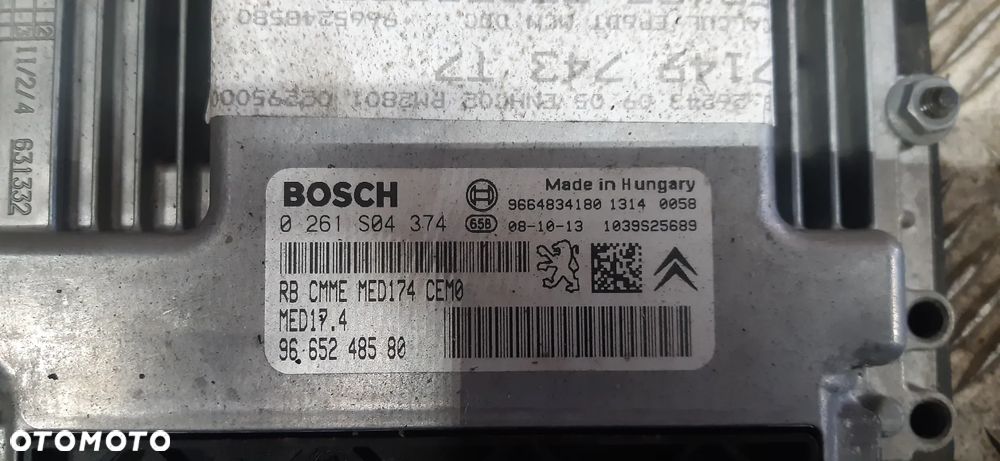 Sterownik ECU Peugeot 306 1.6 turbo 0 261 S04 374 - 2