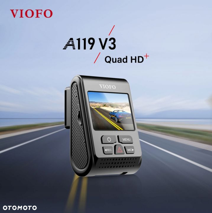 VIOFO A119 V3 REJESTRATOR TRASY MATR. SONY QUADHD - 7