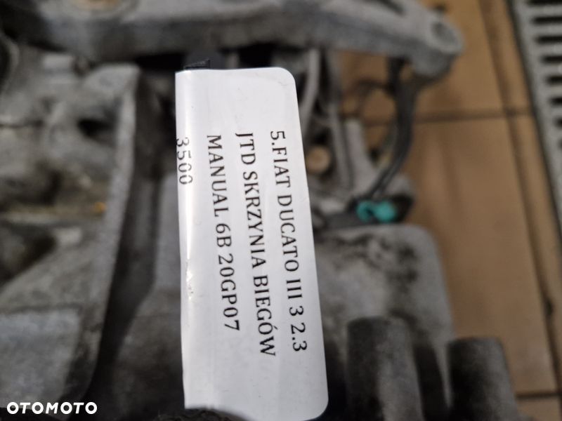 FIAT DUCATO III 3 2.3 D JTD SKRZYNIA BIEGÓW MANUAL 6B 20GP07 - 5