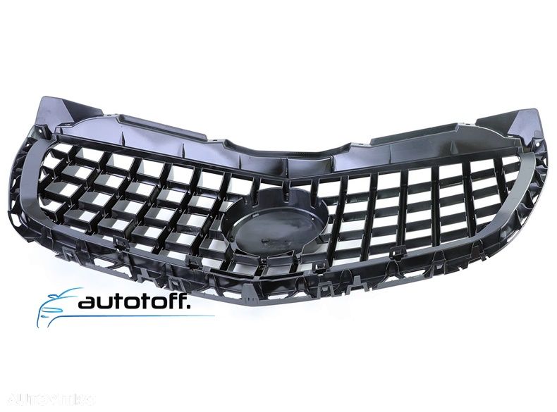 Grila centrala Sprinter W906 Facelift compatibila cu Mercedes (14-17) Panamericana Black Design - 6