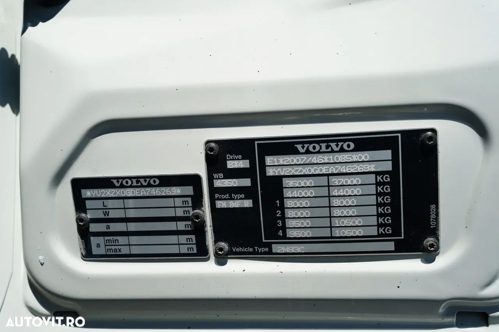 Volvo FMX 450 / 8X4 / BASCULATOR 2 LATE / HYDRODOLT / MEILLER KIPPER / I-SHIFT / IMPORTAT - 38