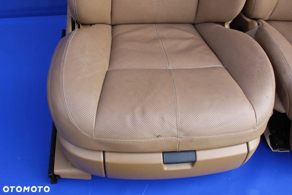 Fotele dynamiczne wentylowane masaże brąz OE Mercedes W221 - 13
